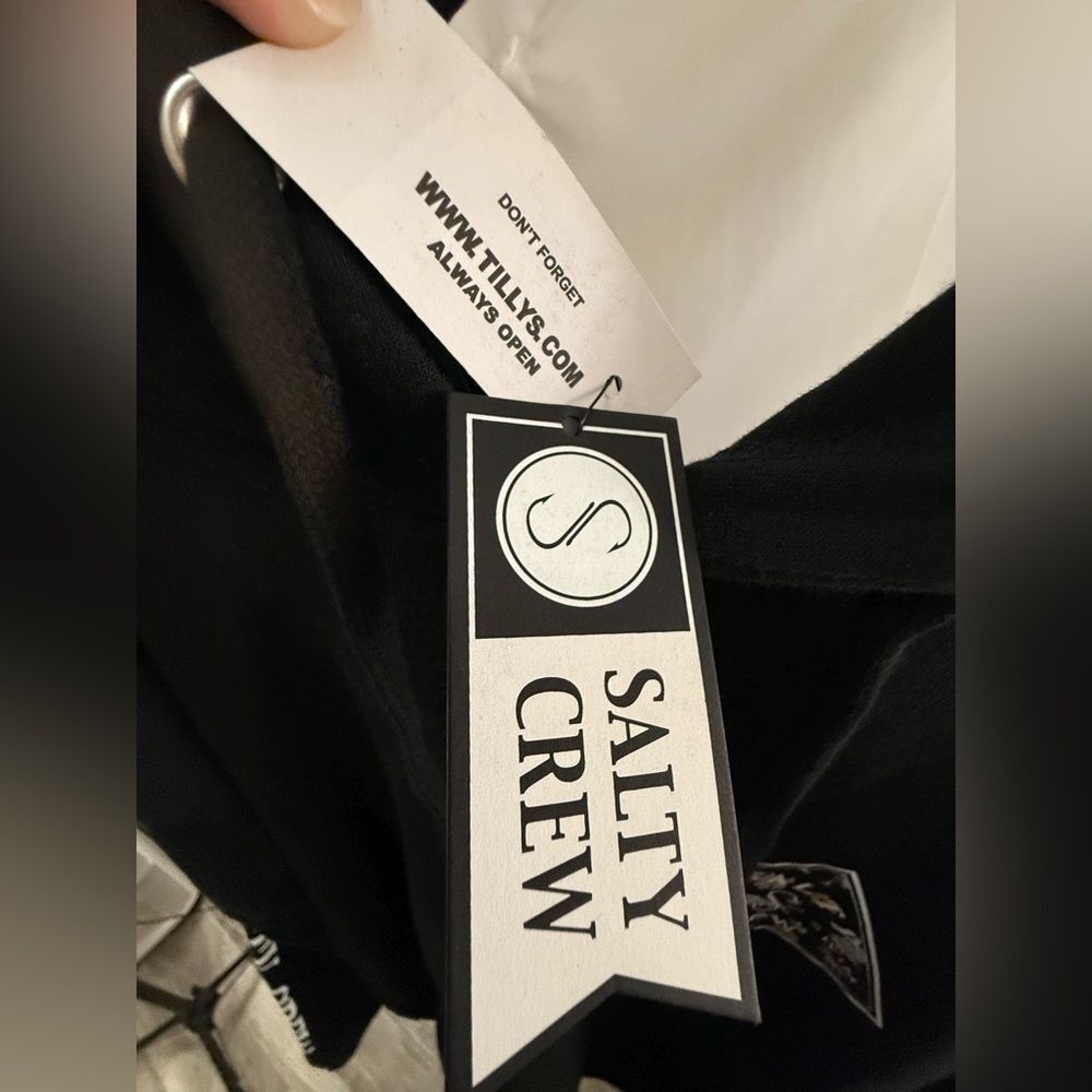 Salty Crew Hoodie Logo Black XL - Picture 5 of 7